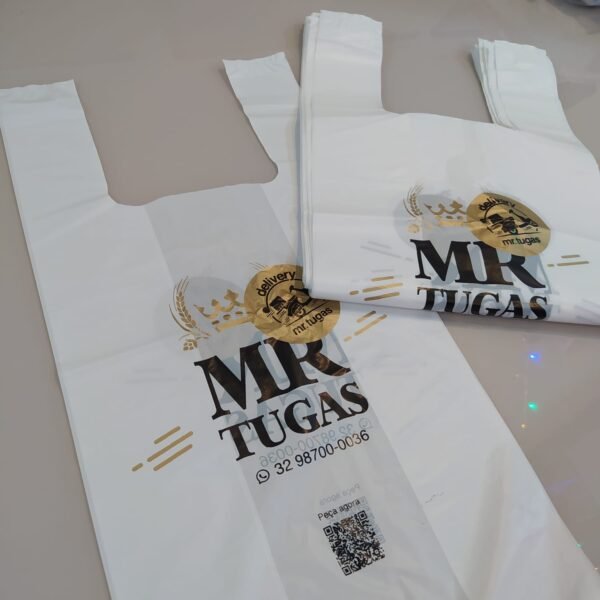sacolas plasticas personalizadas alça camiseta