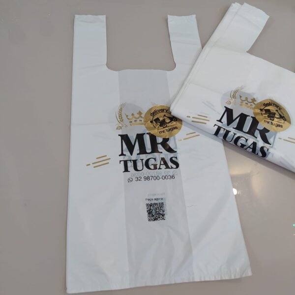 sacolas plasticas personalizadas alça camiseta