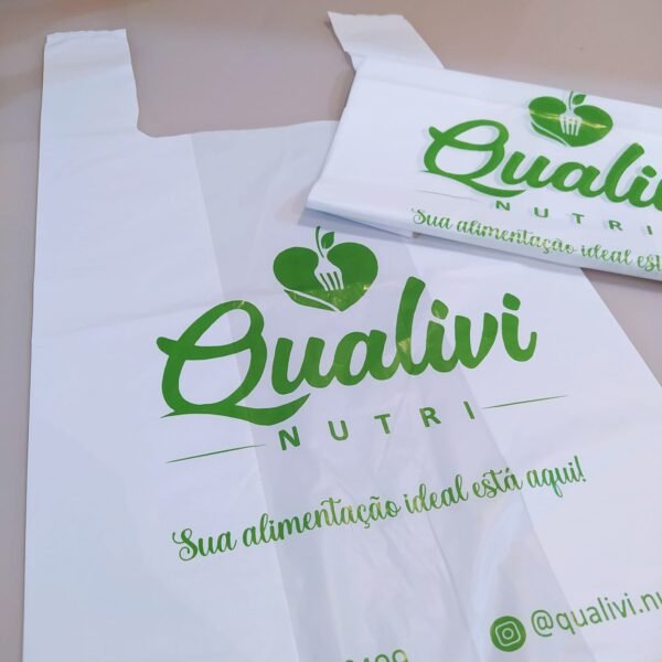 sacolas plasticas personalizadas alça camiseta