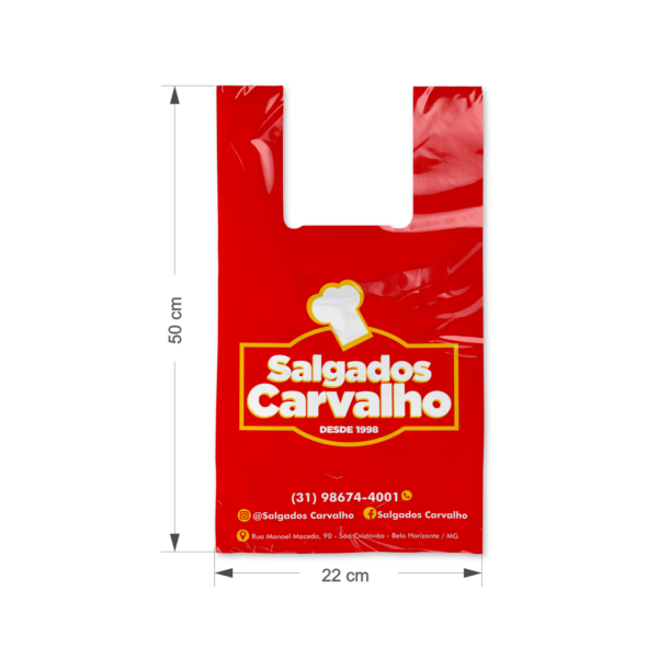sacolas plasticas personalizadas alça camiseta