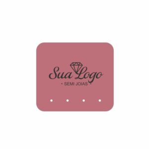 Tags Personalizadas Dupla Argola 4,5x4cm