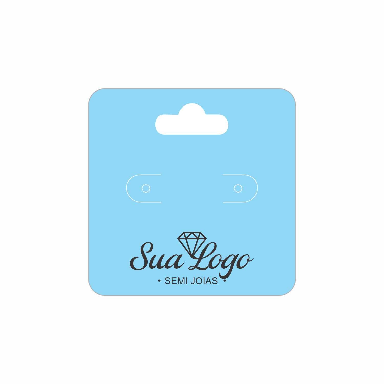 Tags Personalizadas Tag Brinco 6x6cm