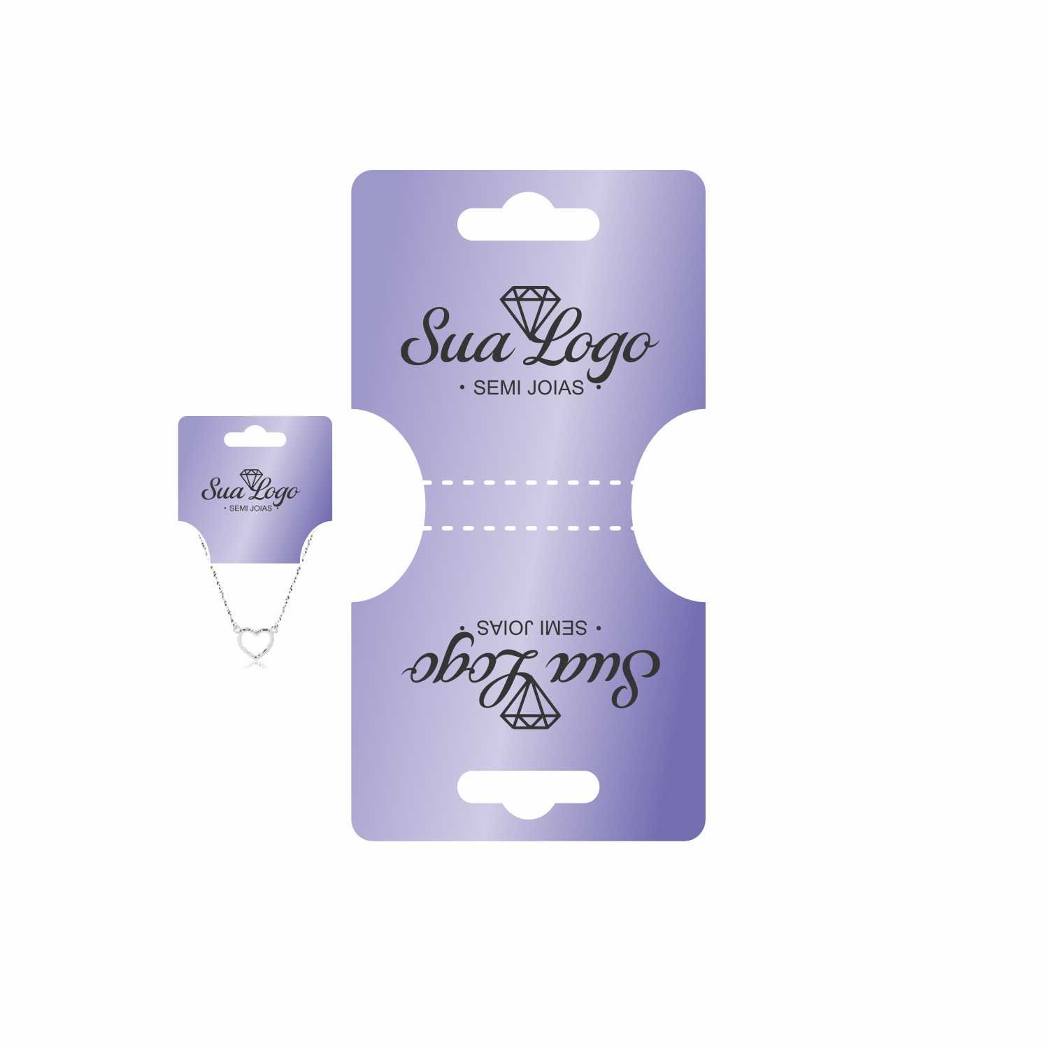 Tags Personalizadas Colar 8,5x4,5cm