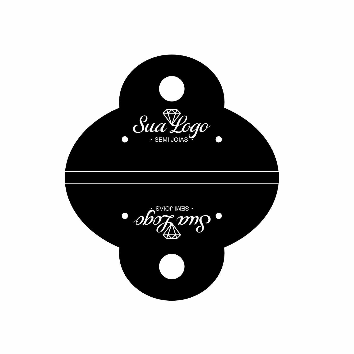 Tags Personalizadas Colar 9x9cm