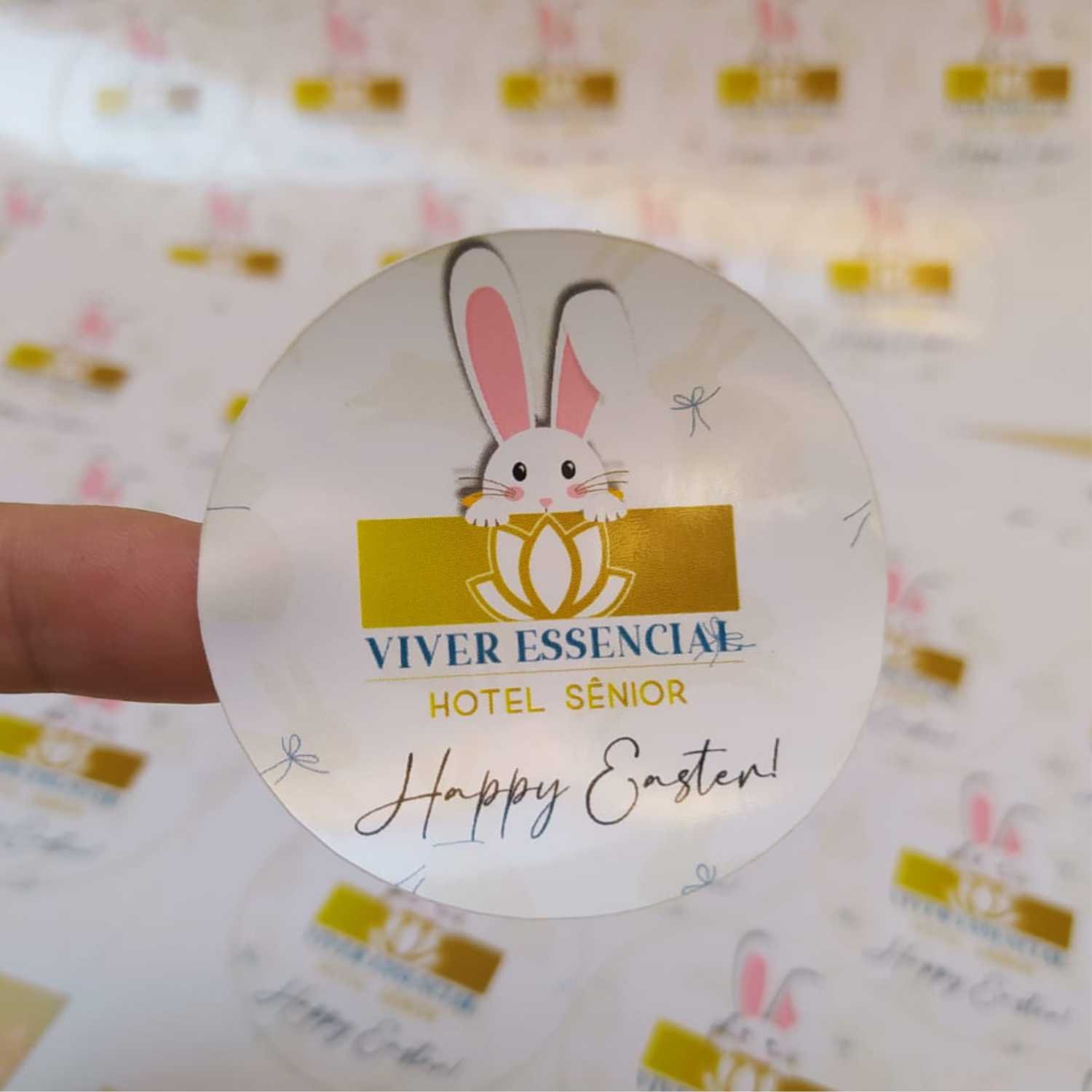 Adesivos Personalizados de Vinil 5X5cm